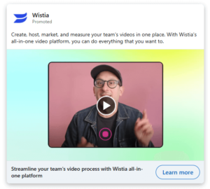 linkedin video ad