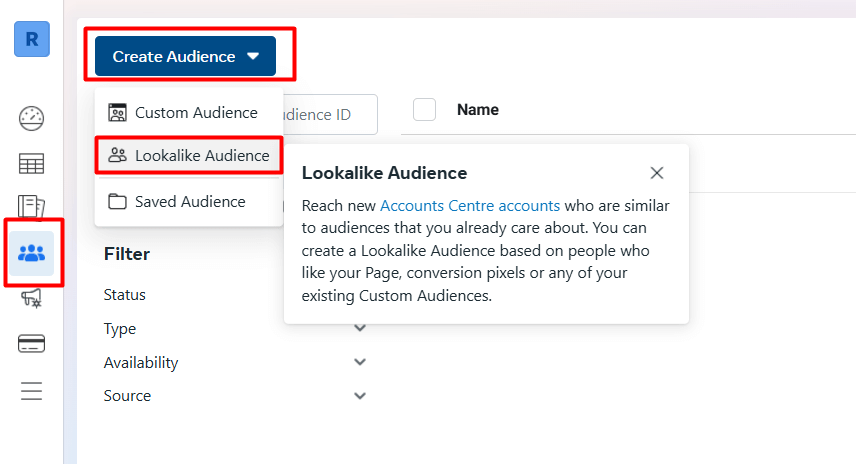 Creating Lookalike Audiences in Meta Ads Manager